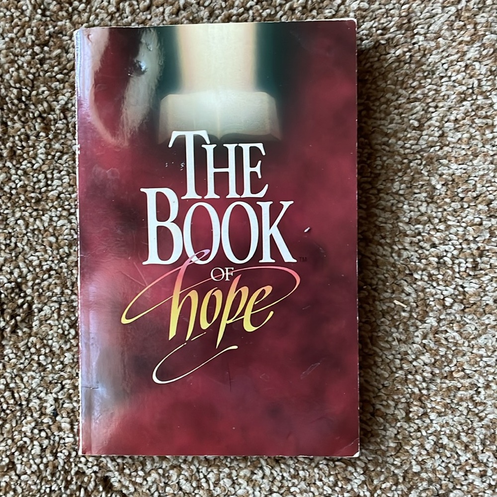 VTG The Book of Hope Paperback 1998 Small Spiritual Based Book 1996